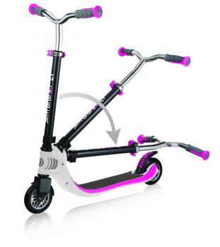 GLOBBER FLOW FOLDABLE 125 weiß-neon pink