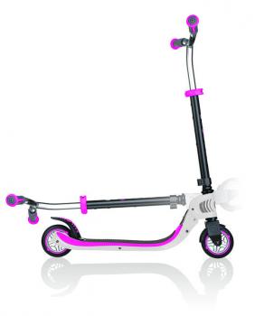 GLOBBER FLOW FOLDABLE 125 weiß-neon pink