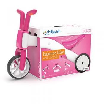 Chillafish Bunzi 2in1 Dreirad und Laufrad - Pink